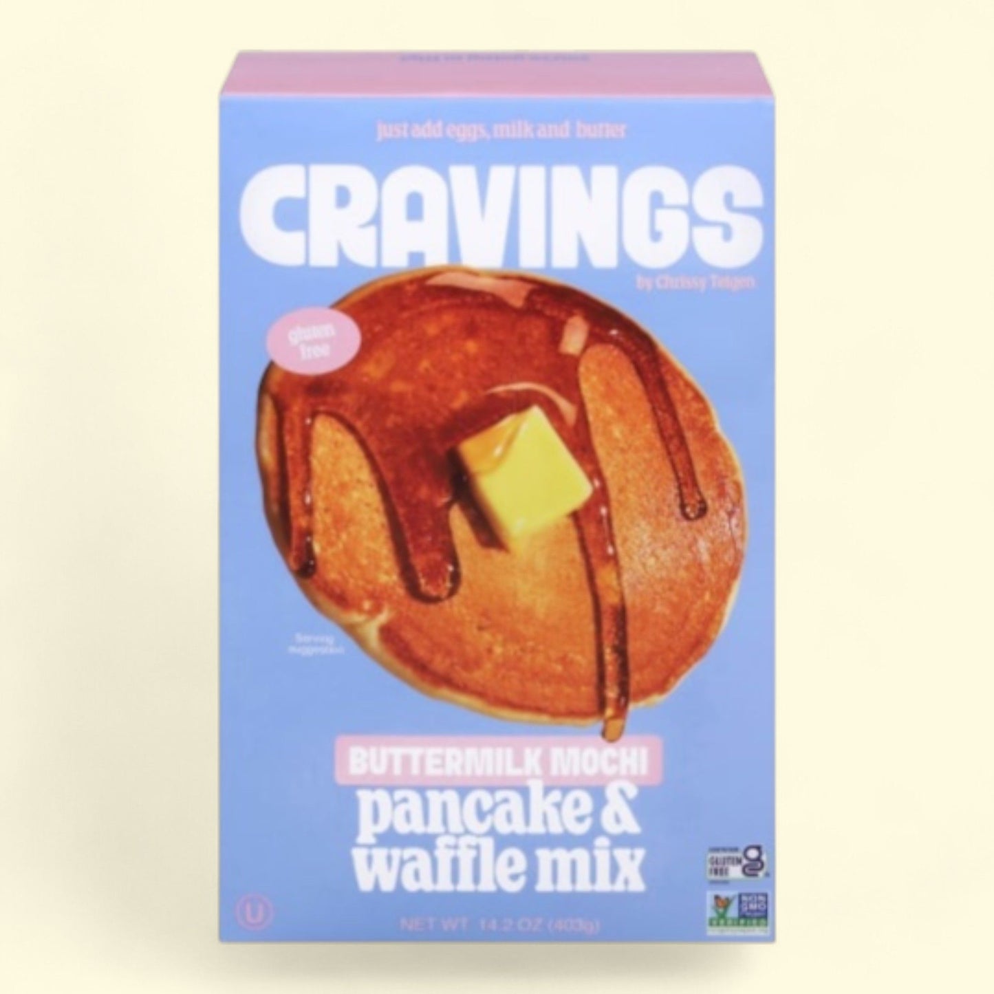 Craving'S By Chrissy Buttermilk Mochi Pancake & Waffle Mix, 14.2 oz