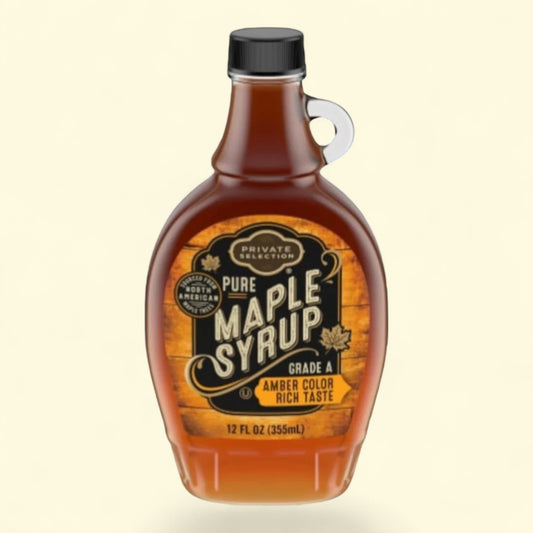 Private Selection, Pure Grade A Amber Color Rich Taste Maple Syrup, 12oz