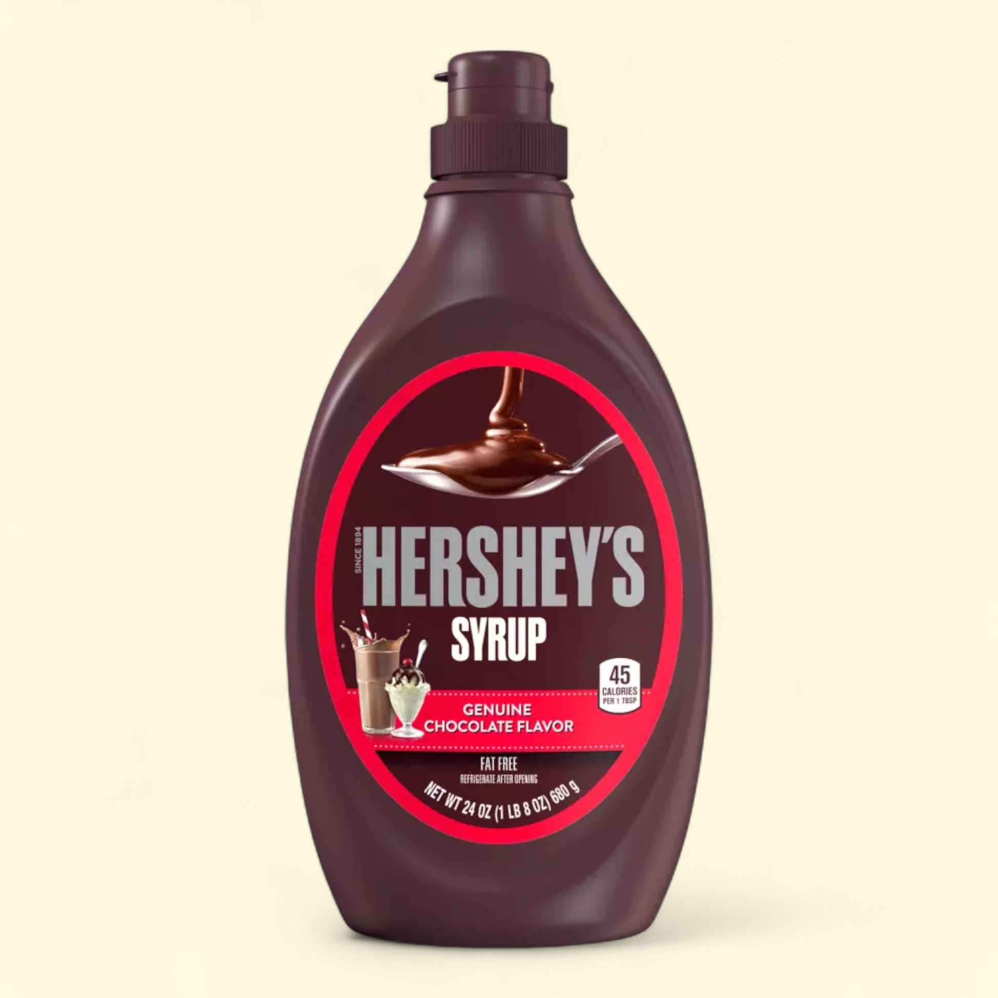 HERSHEY'S Chocolate Syrup, Bottle 24 oz