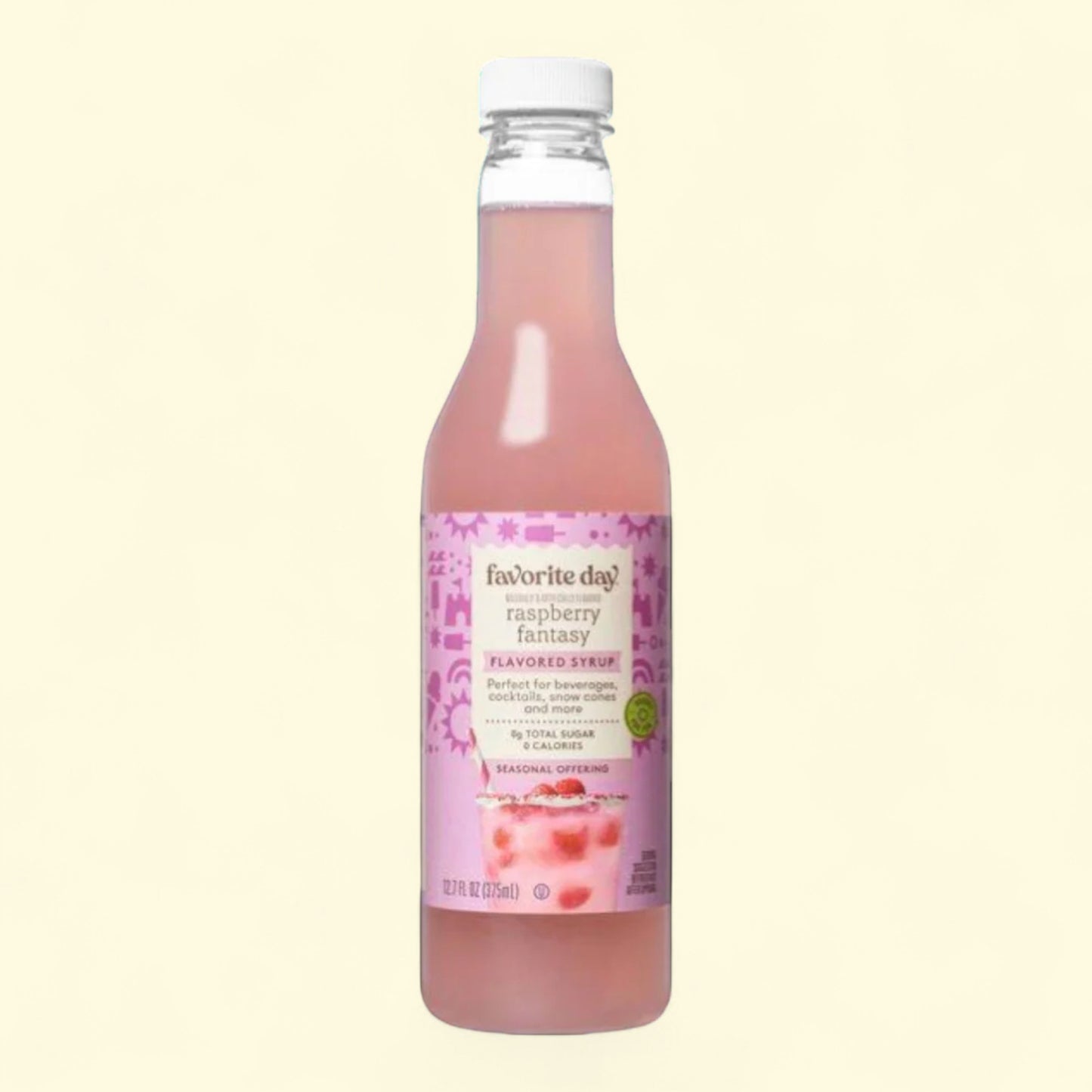 Favorite Day, Raspberry Fantasy Syrup, 12.7 fl oz — authentic US product shipped worldwide by Treatspree