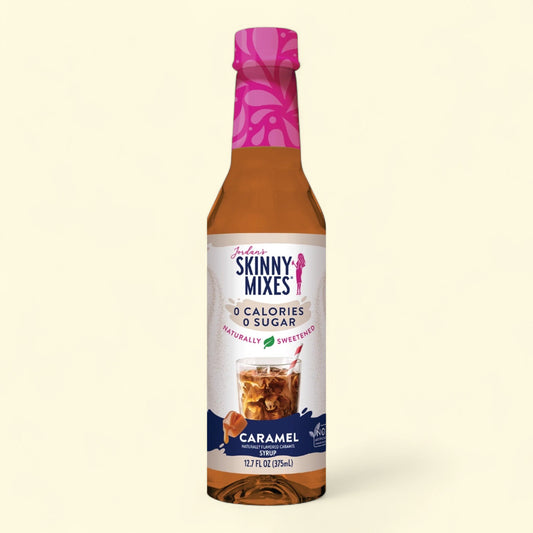 Jordan's Skinny Mixes Caramel Coffee Flavoring Syrup, 12.7 fl oz — authentic US product shipped worldwide by Treatspree