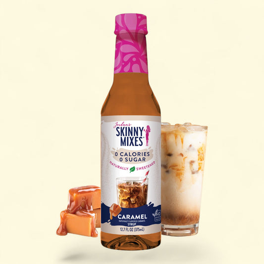 Jordan's Skinny Mixes Caramel Coffee Flavoring Syrup, 12.7 fl oz