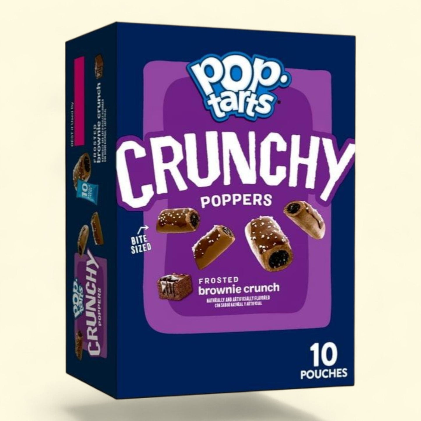 Pop-Tarts Crunchy Poppers Frosted Brownie Crunch, 10 oz, 10 pouches