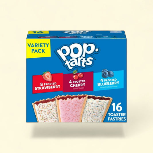Pop-Tarts Variety Pack Toaster Pastries, 27 oz (16 Count) — authentic US product shipped worldwide by Treatspree