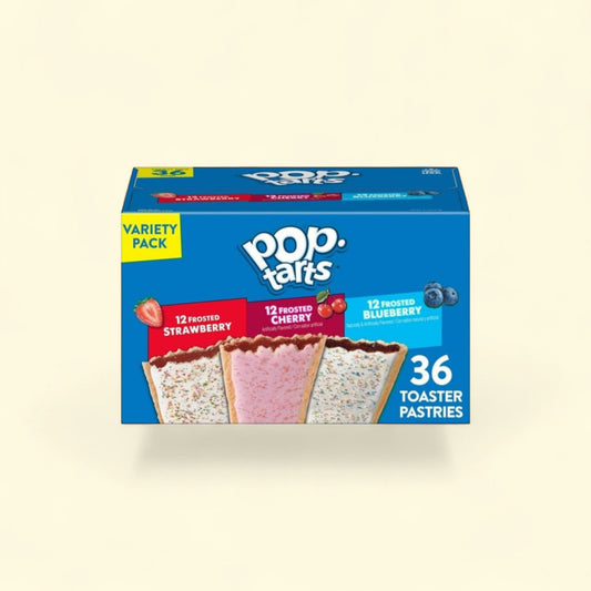 Pop-Tarts Variety Pack Toaster Pastries, 60.9 oz, 36 Count — authentic US product shipped worldwide by Treatspree