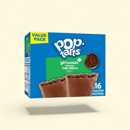 Pop-Tarts Frosted Thin Mints Toaster Pastries, 27 oz (16 Count) — authentic US product shipped worldwide by Treatspree