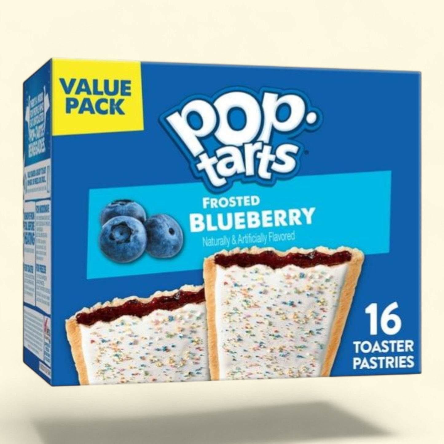 Pop-Tarts Frosted Blueberry Toaster Pastries, 27 oz (16 Count)