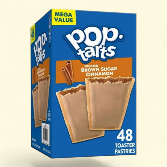 Pop-Tarts Frosted Brown Sugar Cinnamon Toaster Pastries, 81.2 oz, 48 count
