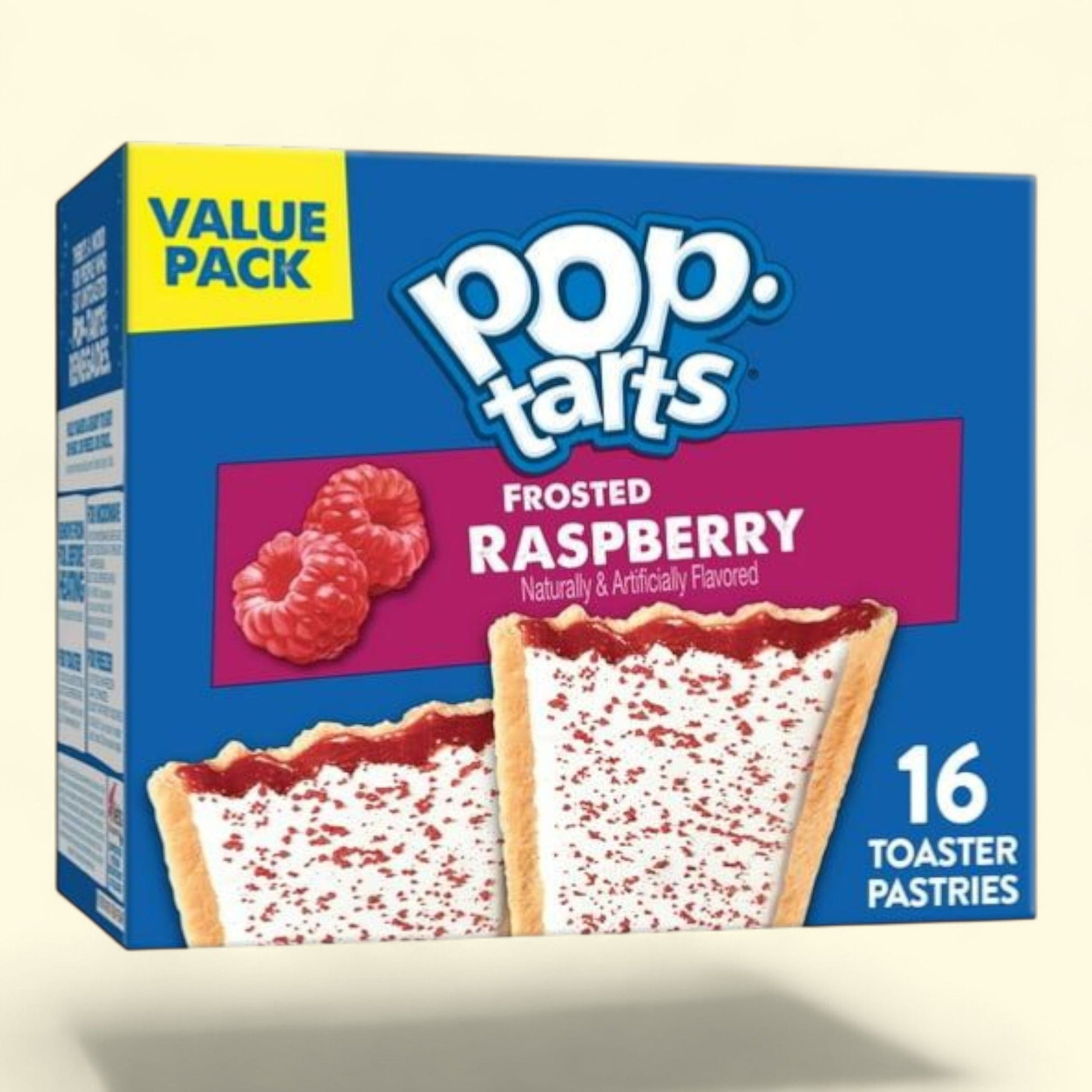 Pop-Tarts Frosted Raspberry Toaster Pastries, 27 oz (16 Count)