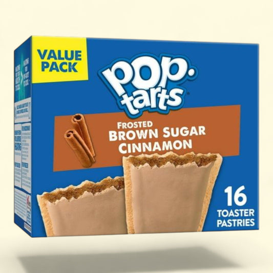Pop-Tarts Frosted Brown Sugar Cinnamon Toaster Pastries, 27 oz, 16 count