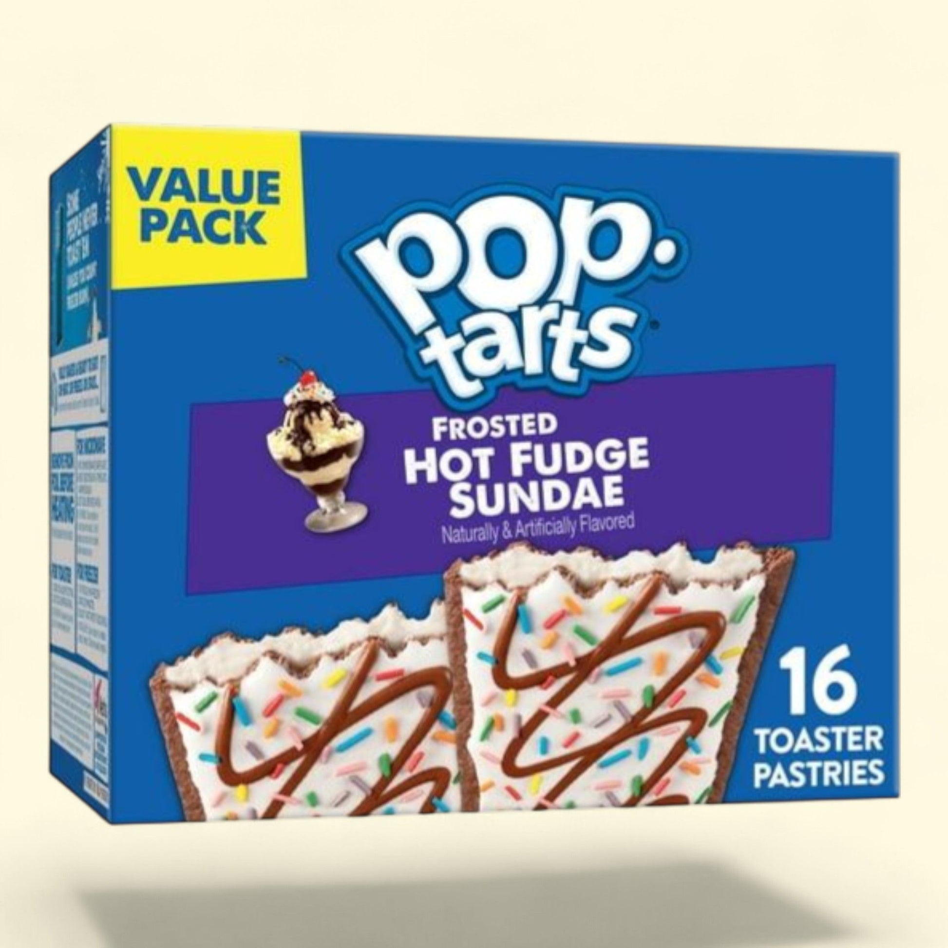 Pop-Tarts Frosted Hot Fudge Sundae Toaster Pastries, 27 oz (16 Count)