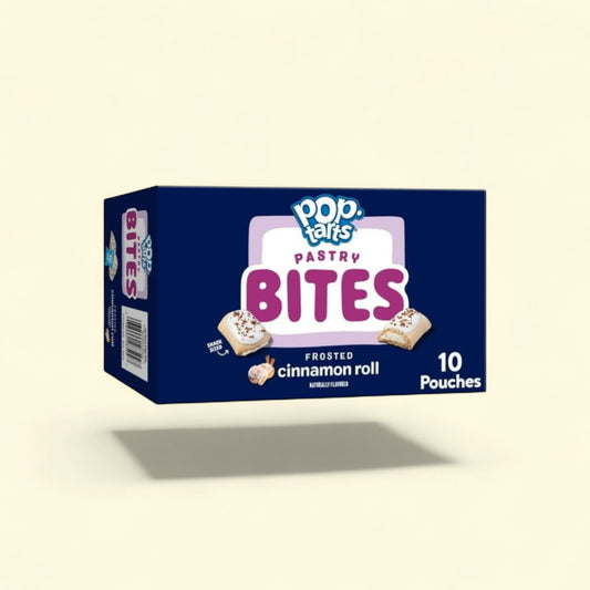 Pop-Tarts Baked Pastry Bites, Cinnamon Roll, 14.1 oz, 10 pouches — authentic US product shipped worldwide by Treatspree