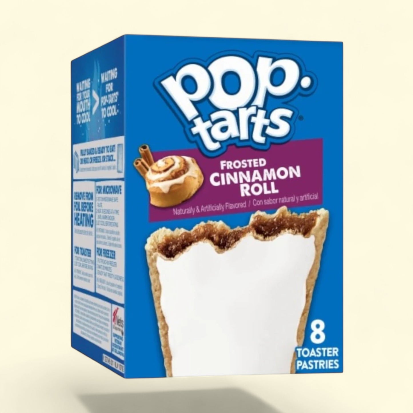 Pop-Tarts, Frosted Cinnamon Roll, 8ct — authentic US product shipped worldwide by Treatspree
