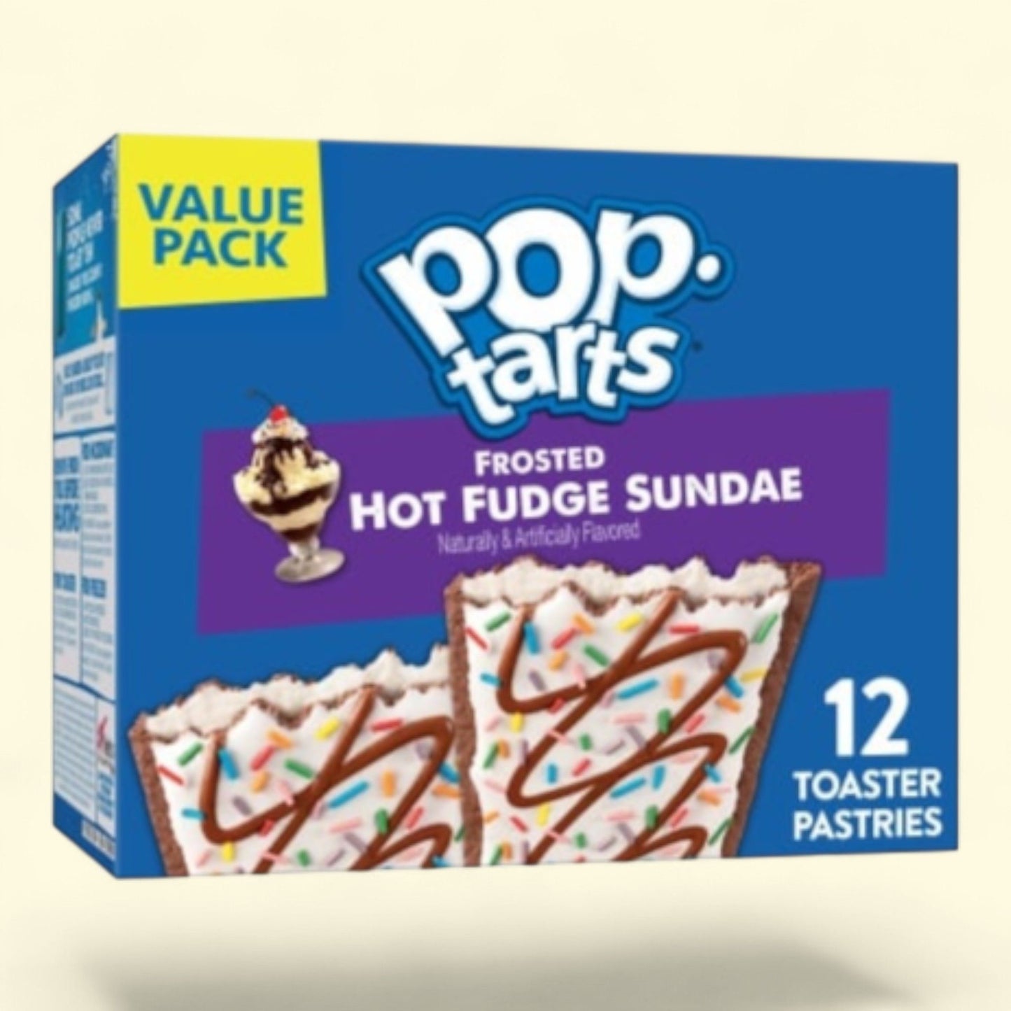 Pop-Tarts, Frosted Hot Fudge Sundae Toaster Pastries, 12 count — authentic US product shipped worldwide by Treatspree