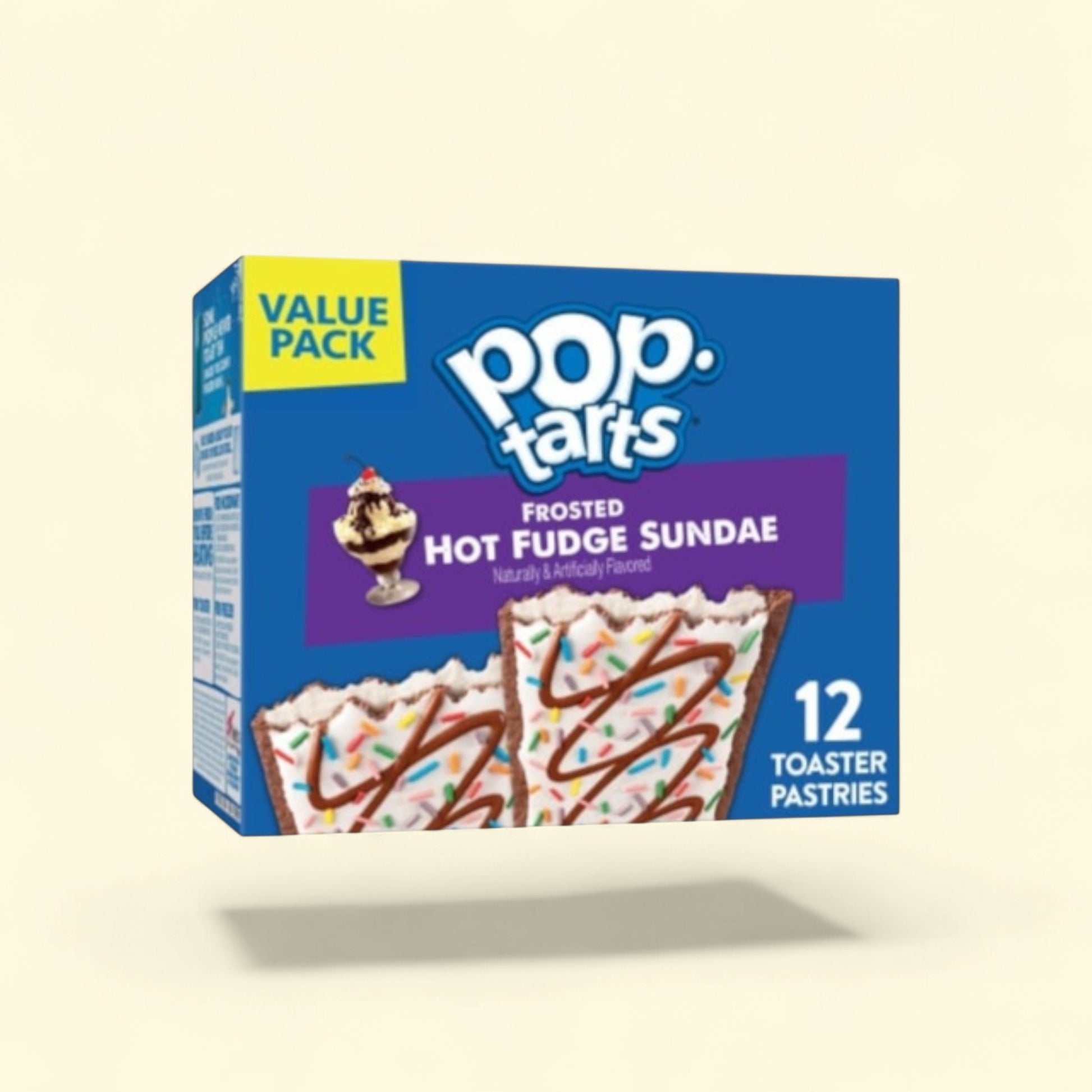 Pop-Tarts, Frosted Hot Fudge Sundae Toaster Pastries, 12 count — authentic US product shipped worldwide by Treatspree