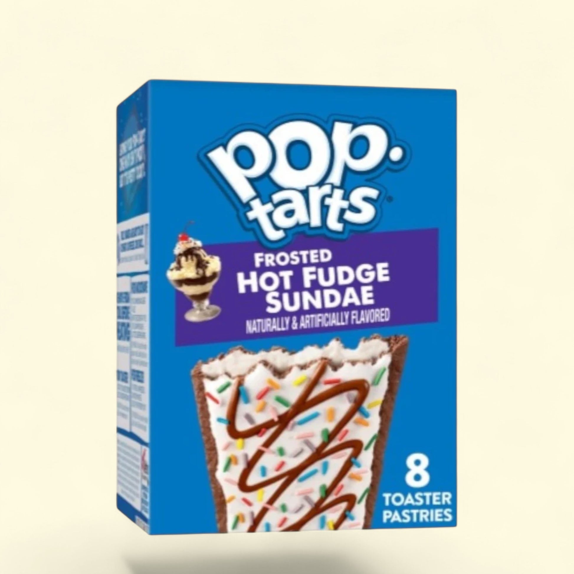 Pop-Tarts, Frosted Hot Fudge Sundae Toaster Pastries, 8 count — authentic US product shipped worldwide by Treatspree
