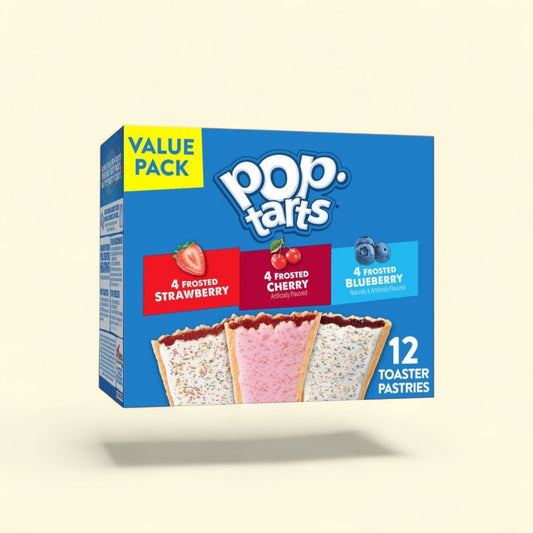 Pop-Tarts Frosted Fruit Variety Pack, 12ct / 20.3oz — authentic US product shipped worldwide by Treatspree