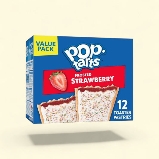 Pop-Tarts Frosted Strawberry Pastries, 12ct/20.3oz — authentic US product shipped worldwide by Treatspree