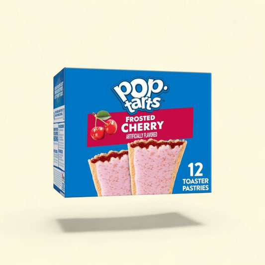 Pop-Tarts Frosted Cherry Pastries, 12ct/20.3oz — authentic US product shipped worldwide by Treatspree