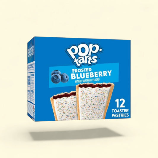 Pop-Tarts Frosted Blueberry Pastries, 12ct / 20.3oz — authentic US product shipped worldwide by Treatspree