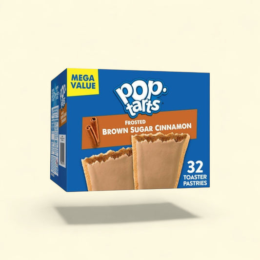Pop-Tarts Brown Sugar Cinnamon Pastries, 32ct / 54.1oz — authentic US product shipped worldwide by Treatspree