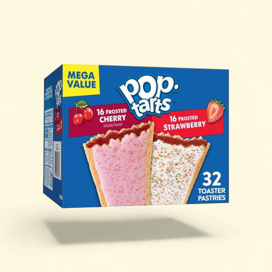 Pop-Tarts, Frosted Cherry and Frosted Strawberry Pastry Variety Pac... — authentic US product shipped worldwide by Treatspree