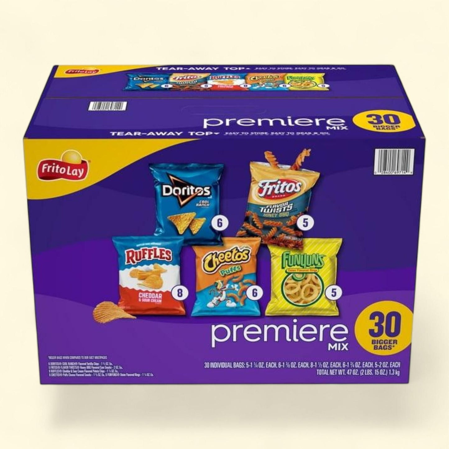 Frito-Lay Premiere Mix Variety Pack Chips, 30 pk