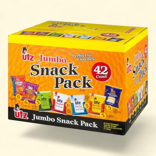 Utz Jumbo Snack Pack, 1 oz., 42 pk