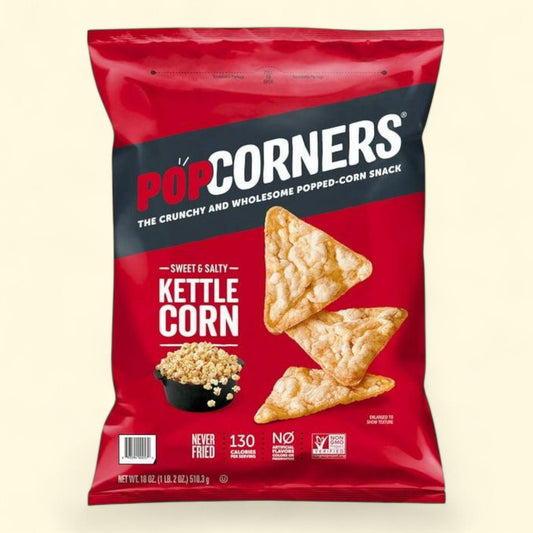 PopCorners Kettle Corn Popped-Corn Snack, 18 oz.
