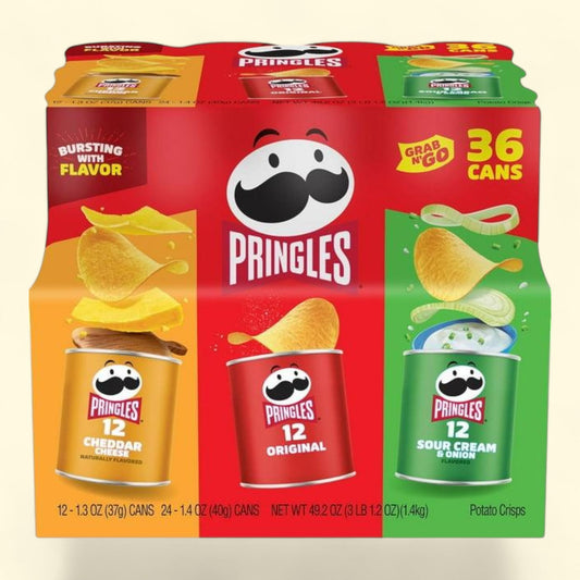 Pringles Variety Pack Chips, 36 pk.