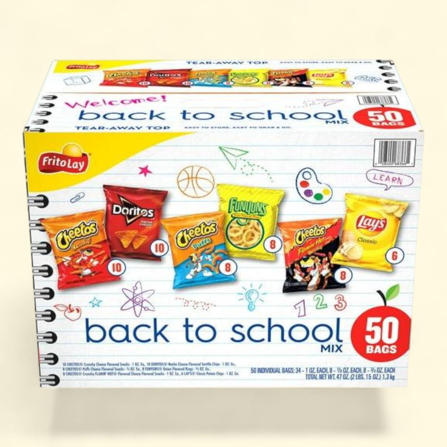 Frito-Lay Back to Class Mix, 50 pk. — authentic US product shipped worldwide by Treatspree