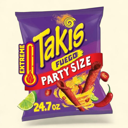 Takis Fuego Rolled Tortilla Chips, Party Size, 24.7 oz.