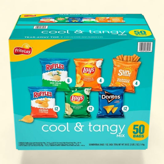 Frito-Lay Cool & Tangy Variety Pack Chips, 50 pk