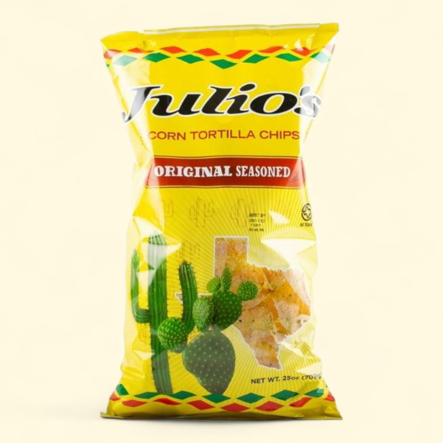 Julio's Seasoned Corn Tortilla Chips, 25 oz.
