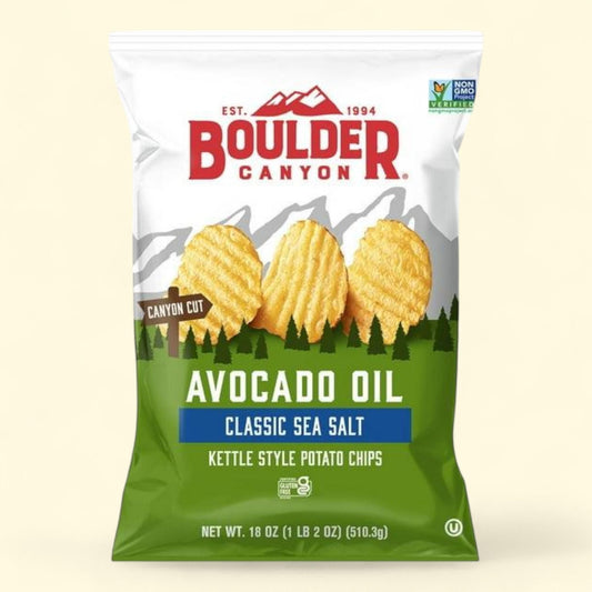 Boulder Canyon Potato Chips, Avocado Oil, 18 oz
