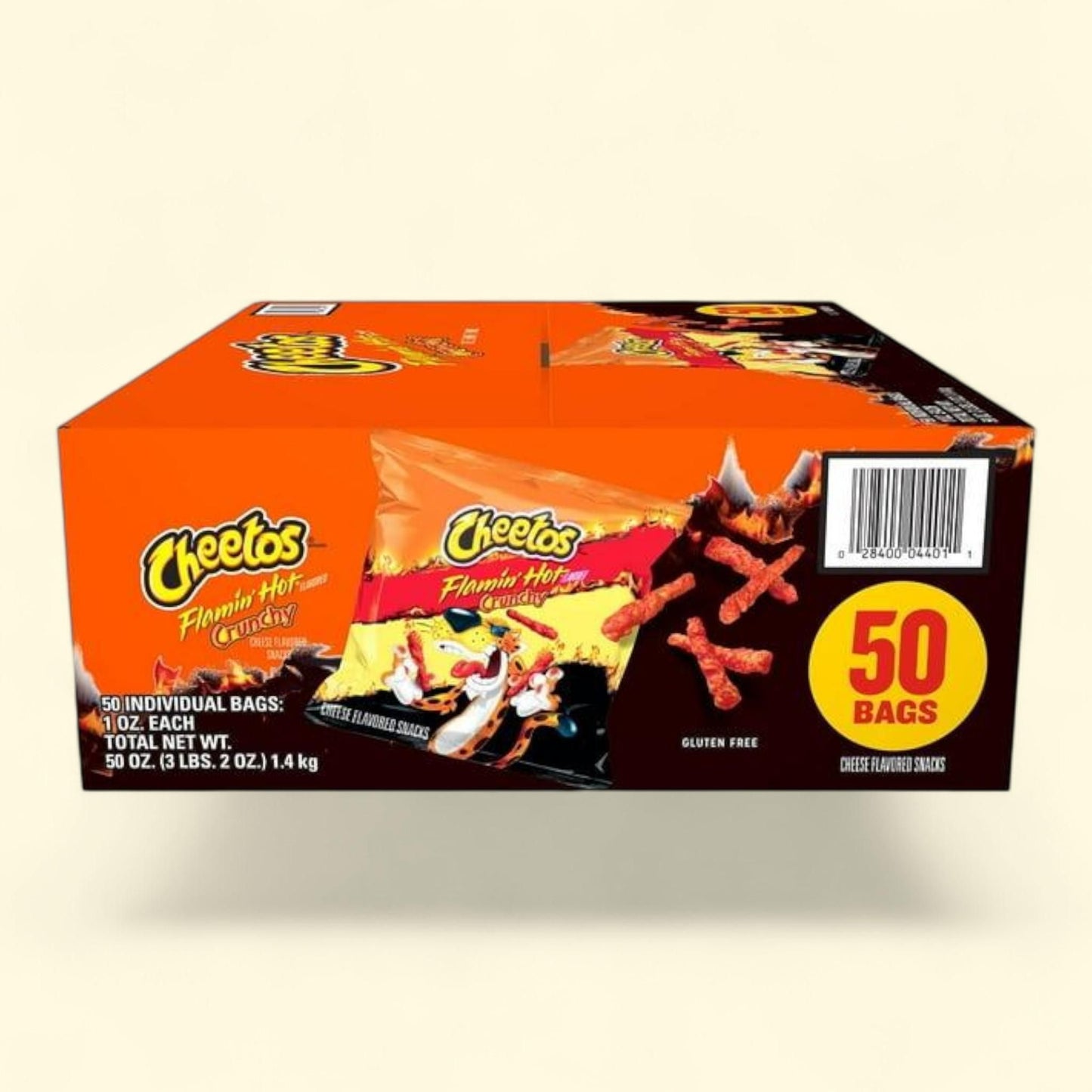 Cheetos Flamin' Hot Crunchy Snacks, 1 oz.