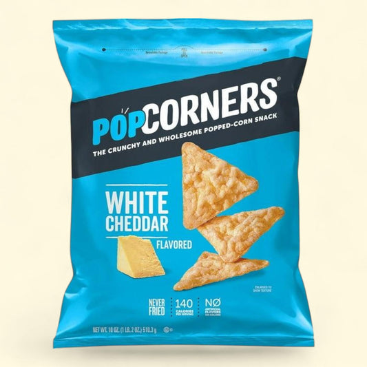 PopCorners White Cheddar Popped-Corn Snack, 18 oz.