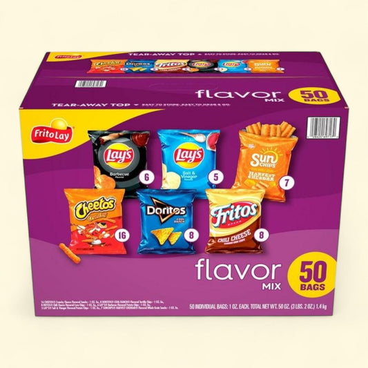 Frito-Lay Flavor Mix Chips, Variety Pack, 50 pk.