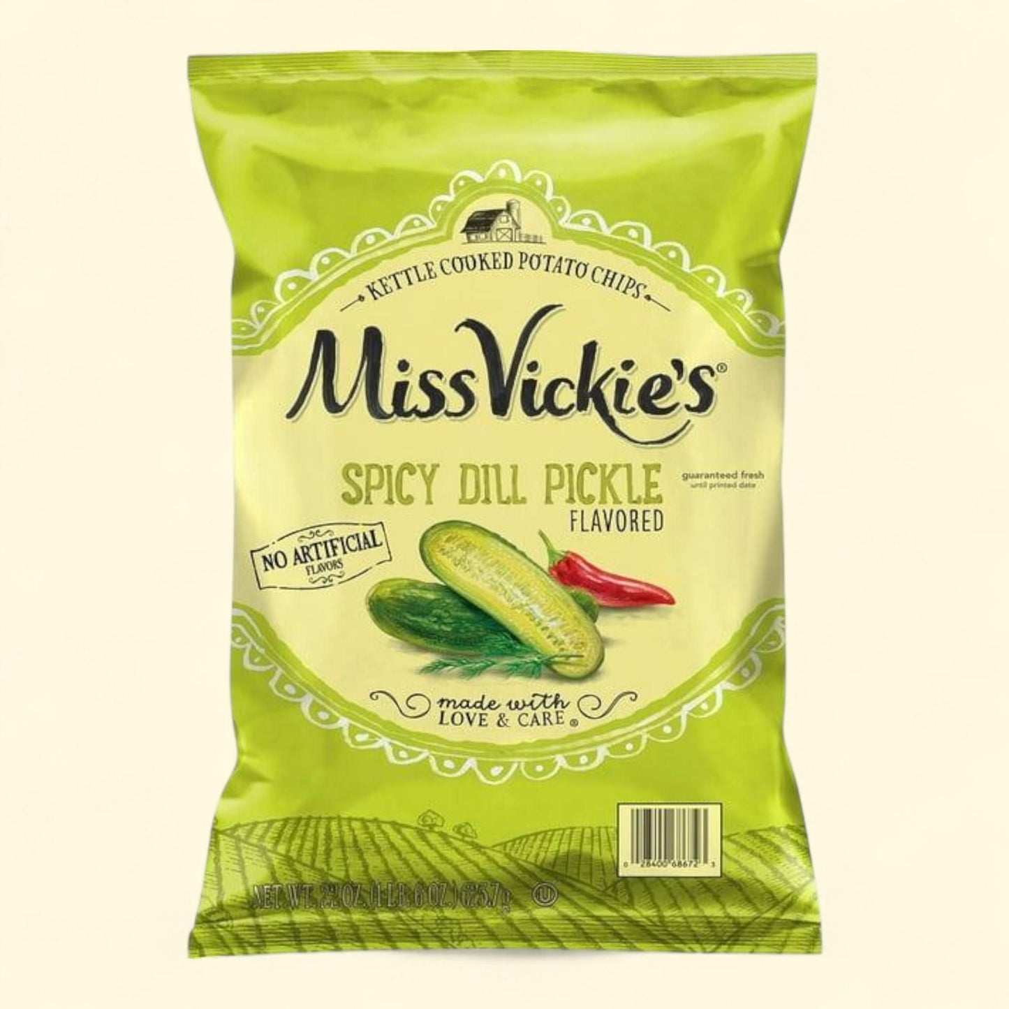 Miss Vickie's Spicy Dill Pickle Potato Chips, 22 oz.