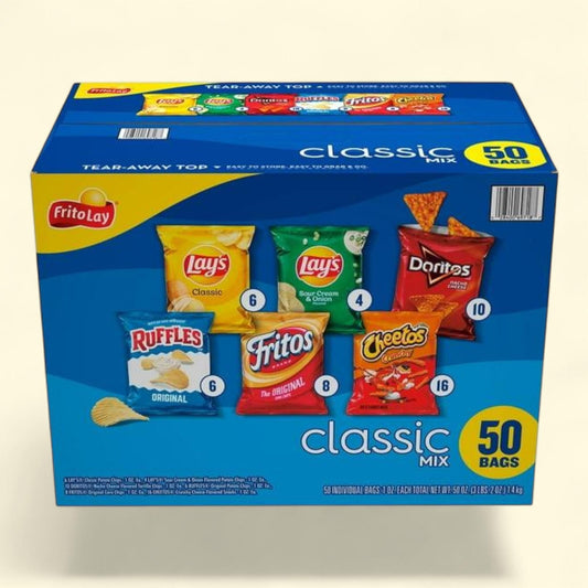 Frito-Lay Classic Mix Variety Pack Chips, 50 pk