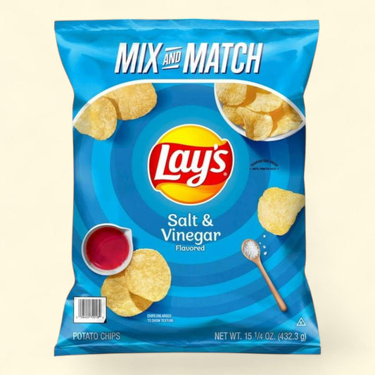 Lay's Salt & Vinegar Potato Chips, 15.25 oz.