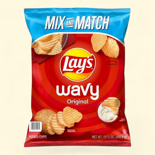 Lay's Wavy Original Potato Chips, 15.625 oz.