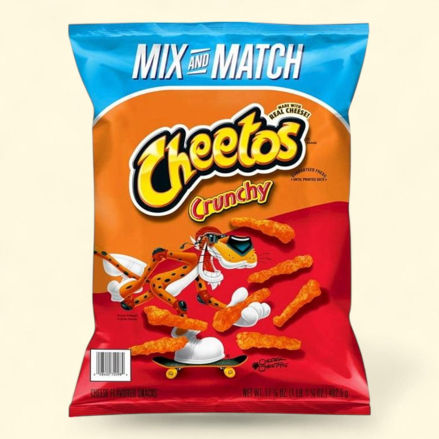 Cheetos Crunchy Cheddar Cheese Snacks, 17.37 oz.