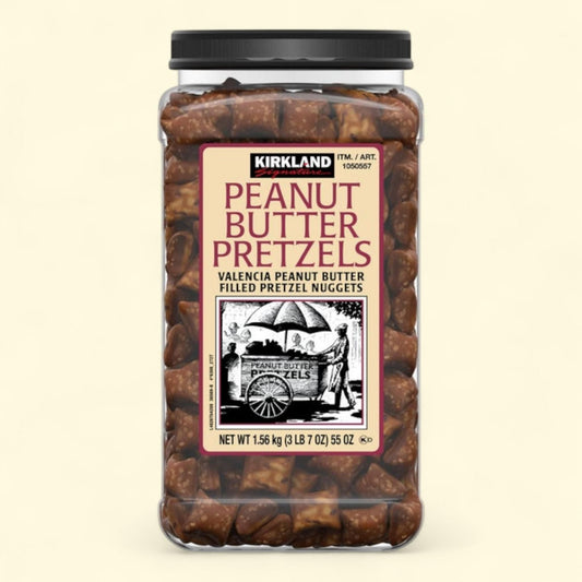 Pretzel Nuggets fourrés au beurre de cacahuète Kirkland Signature, 1,5 kg