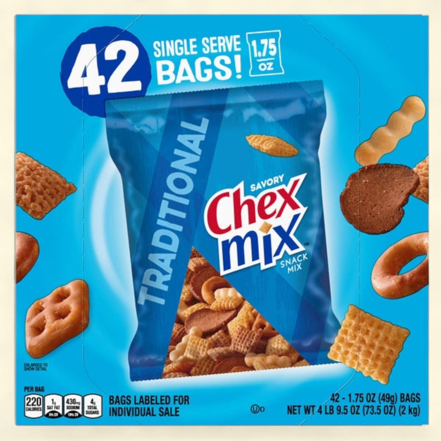 Chex Mix Traditional, 1.75 oz, 42-count
