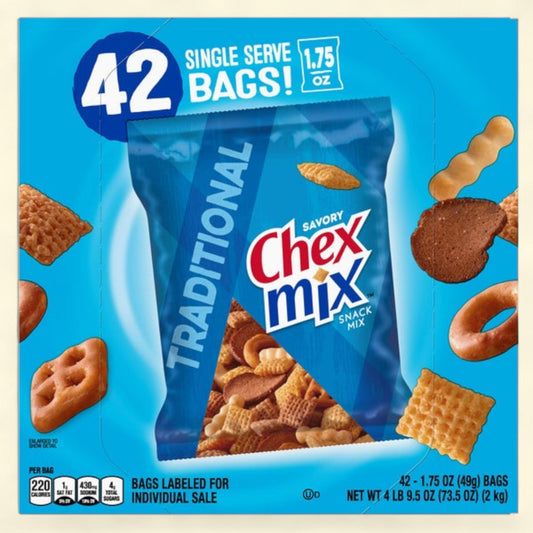 Chex Mix Traditional, 1.75 oz, 42-count