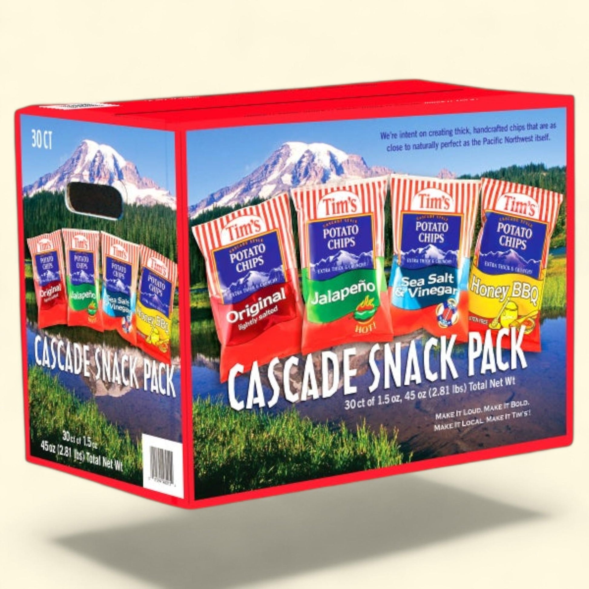 Tim's Cascade Potato Chips, 1.5 oz, 30-count