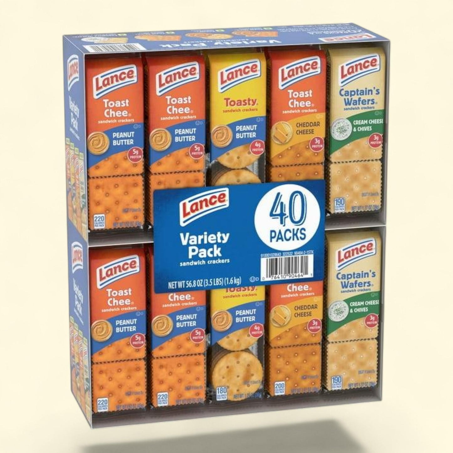 Lance Variety Pack Sandwich Crackers, 40 pk.