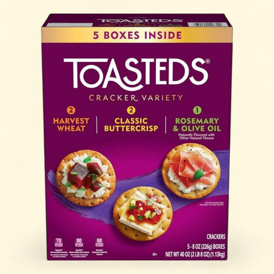 Kellogg's Toasted Variety Pack Crackers, 40 oz.