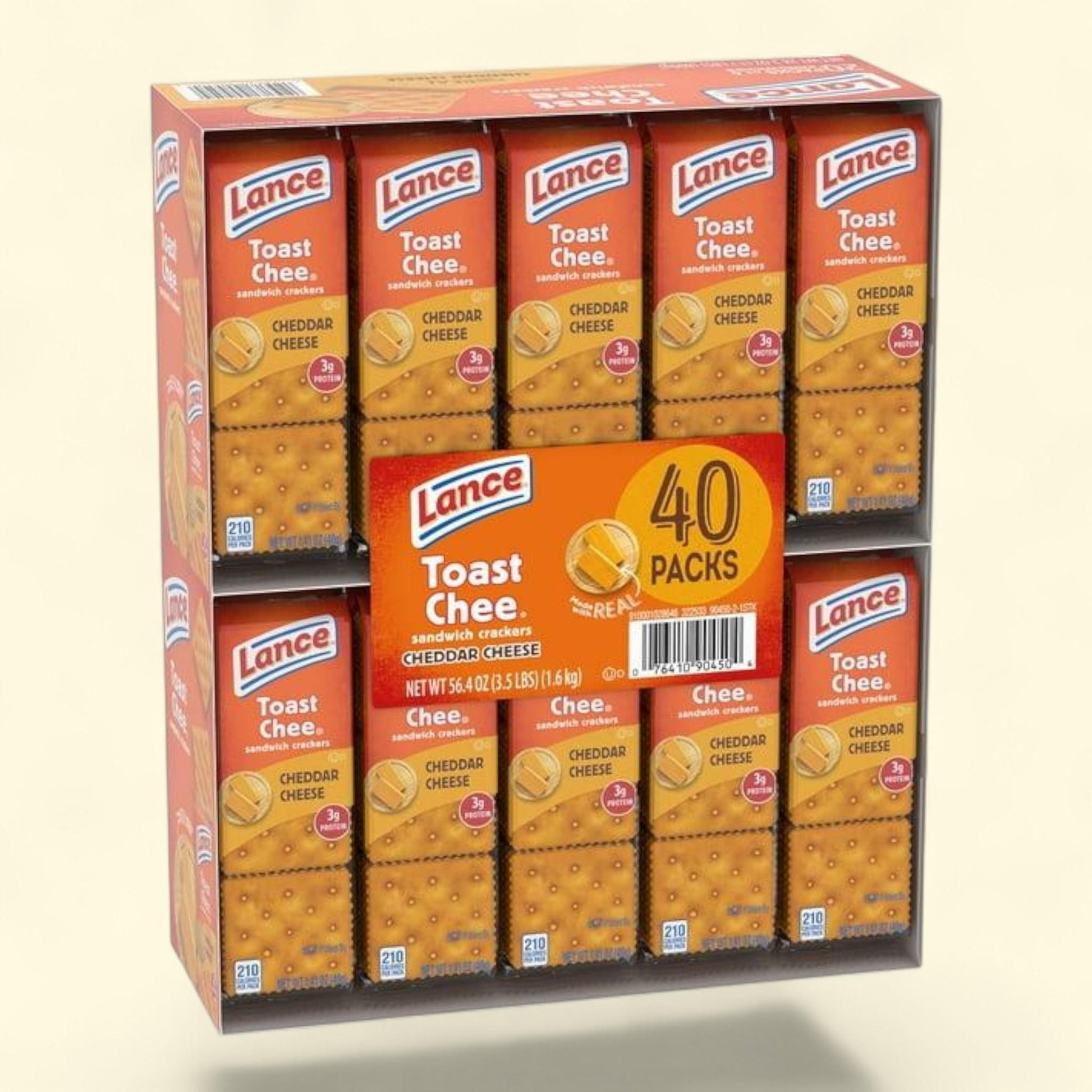 Lance ToastChee Cheddar Cheese, 1.41 oz., 40 pk. — authentic US product shipped worldwide by Treatspree
